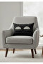 Stain Resistant Erasable Eyelashed Throw Pillow Pillow Case 50*32 cm