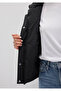 Water Repellent D Mock Neck Black Jacket Loose Fit / Loose Comfortable Cut 1110618-900 - 7