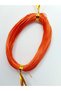 1 mm 20 Meters Orange Orange Color Waxed Cord Horsehair Leather Sewing Necklace Jewelry Design Bracelet Beading Cord - 8