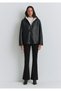 Black Faux Leather Jacket Oversize / Wide Cut 1110612-900 - 5