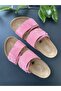 Anatomical Unisex Natural Cork Sole Suede Slippers - 5
