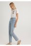 Floral Printed Ecru T-Shirt Semi Slim Fit / Semi Slim Fit 1612956-70057 - 3