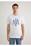 White Slim Fit Seal Logo Printed T-Shirt -065109-620 - 4