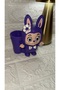 Cute Purple Labubu Figurine Pen Holder and Desktop Organizer - Gift - 2