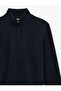 Regular Fit Long Sleeve Half Zip Sweatshirt - 5
