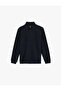 Regular Fit Long Sleeve Half Zip Sweatshirt - 3