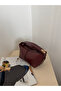 Burgundy Women's Bag Crossbody Shoulder and Hand Bag Archi - 2