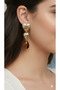 Gold rolex model women's heart earrings - 3