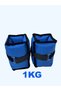 1 kg X 2 Pieces Total 2 kg - Hand and Foot Weights – Muscle Strengthening Sand-Filled Weight Wristband Set - 3