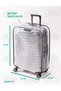 Suitcase Cover and Luggage Cover Transparent Pvc Waterproof Dirt-Resistant Easy to Clean * Transparent * - 2