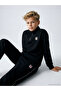 Mock Neck Beşiktaş Printed Boys' Sweatshirt