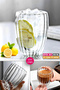 Set of 3 Double-Walled Twisted Crystal Glass Cups – Hot & Cold Tea Coffee Milk Cup Retro Set - 3