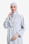 Namaz Dress 100% Cotton One Piece Gray - 3