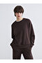 Black Crew Neck Soft Touch Women's Sweatshirt (S6)
