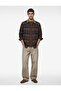 Regular Fit Long Sleeve Classic Collar Lumberjack Shirt