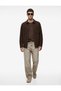Regular Fit Pocket Snap Button Detailed Classic Collar Long Sleeve Shirt Jacket