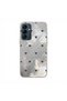 Samsung Galaxy A15 Compatible Case Pink Heart Silicone Case Lilac