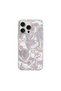 Apple iPhone 15 Pro Max Compatible Case Zebana Pink Heart Silicone Case Pink