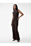 High Waist Wide Leg Pants with Applique Pocket Detail - 2