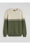 Lcw Kids Green Boys' Crew Neck Knit Sweater - 2