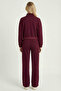 Mock Neck Parachute Paneled Modal Suit Lby0039 Mürdüm - 5