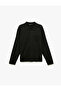 Regular Fit Long Sleeve Buttoned Polo Neck Knitwear Cardigan - 3