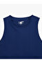 Sleeveless Crew Neck Slim Fit Crop Sports Tank Top - 4