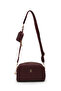 Women's Burgundy 2-Compartment Lined Wallet Crossbody and Shoulder Bag with Accessories - 5