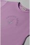 Girls' Purple 100% Cotton Printed T-Shirt (Ages 3-4, Ages 8-9) - 4