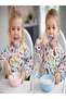 6-24Months Zoo, Waterproof, Pocketed, Machine Washable, Velcro, Long Sleeve Seamless Baby Food Bib