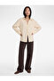 Viscose Blended Classic Collar Long Wide Sleeve Oversized Shirt - 5