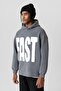 Washable Oversized Hooded sweatshirt smoked - 2