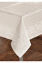 Jumbo Vintage Pattern Crease-Free Fabric Cream Dining Table Tablecloth - 3