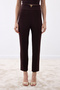 Pants with Waist Accessories - Brown - 6