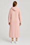 Plus Size 3 Yarn Dress with Pockets and Hood - 4