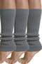 Winter Women's Leggings Cotton Knitted Knitwear Calf Warmer Leg Warmer 3-Pair - 2