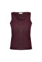 Ultrafine Merino Wool Blend Knitwear Top Cherry - 6