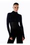Black Ultrafine Merino Wool Blended Knitwear