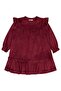 2-5 Years Old Dress - Burgundy 3-4 Years Old