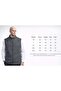 Men's Smoked Gray Stand Collar Cashmere Vest - 2
