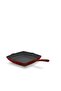 مقلاة كاستا حمراء مربعة الشكل مقاس 26×26 سم للشواء A2846-1