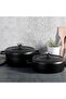 وعاء كاستا دوكوم 24x10 سم أسود A2829 - 2