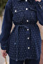 Navy Blue Stone Jacket Trousers Suit - 4