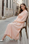 2073 Ribbed Dress Salmon - 3