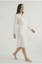Women's Pajamas with Piping and Belt 865 - 3