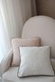 Goff White Throw Pillow Cover (45X45) - 4