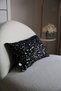 Labyrinth Black Rectangular Throw Pillow Cover (30X50) - 2