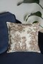 Rusticana Brown Throw Pillow Cover (45X45) - 3