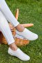 Genuine Leather White Women's Leather Casual Shoes Trc-0503 - 8