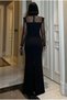 Long Evening Dress with Lace Details - 4